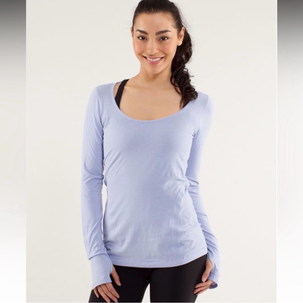 Lululemon Heart Ease Longsleeve Polar Haze Top